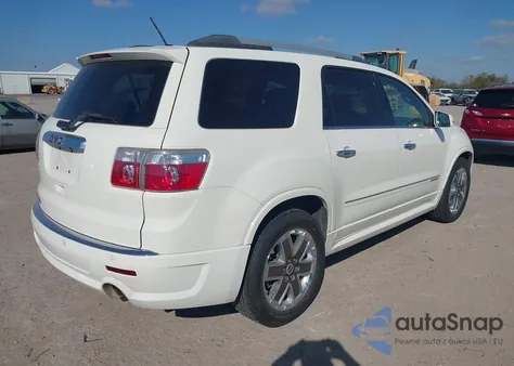 2012 GMC Acadia Denali из США, поврежденный, VIN 1GKKRTED6CJ272390